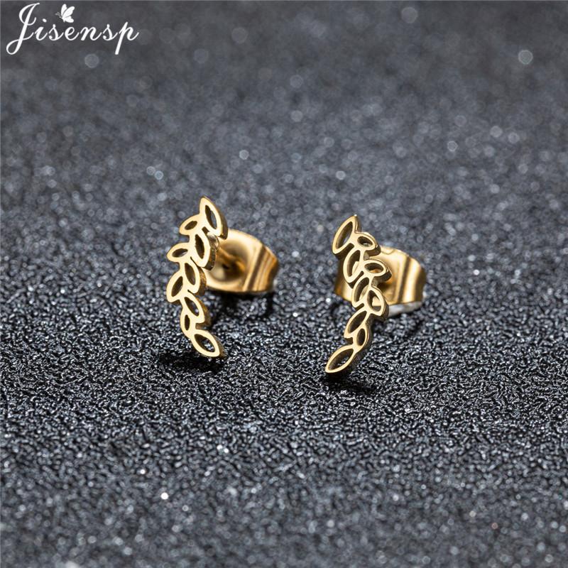 Unique Christmas Earring Stainless Steel YES NO Cactus Footprint Music Stud Earrings for Women Tiny Star Boots Jewelry Girl Gift