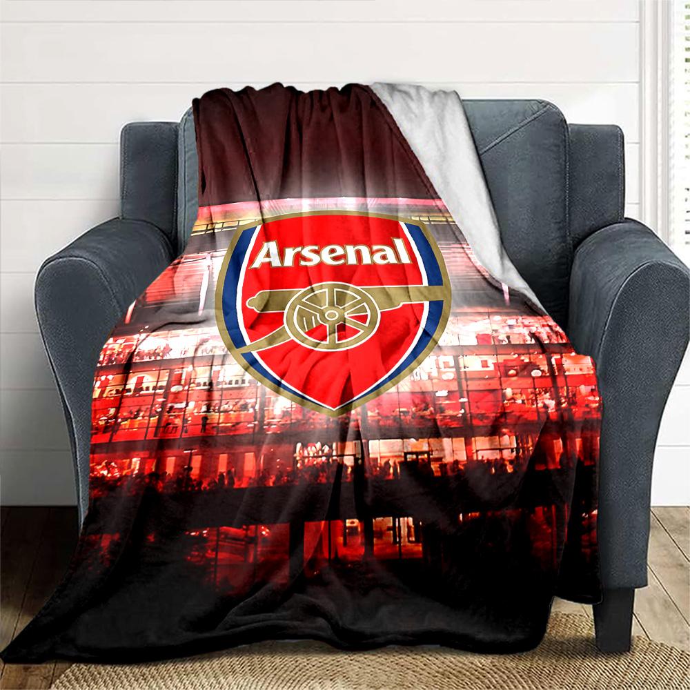 Arsenal Blanket Soft Warm Cozy Suitable for Chair Picnics Bedding for All Seasons Digital Print Unique Gift for Family and Friends Camping