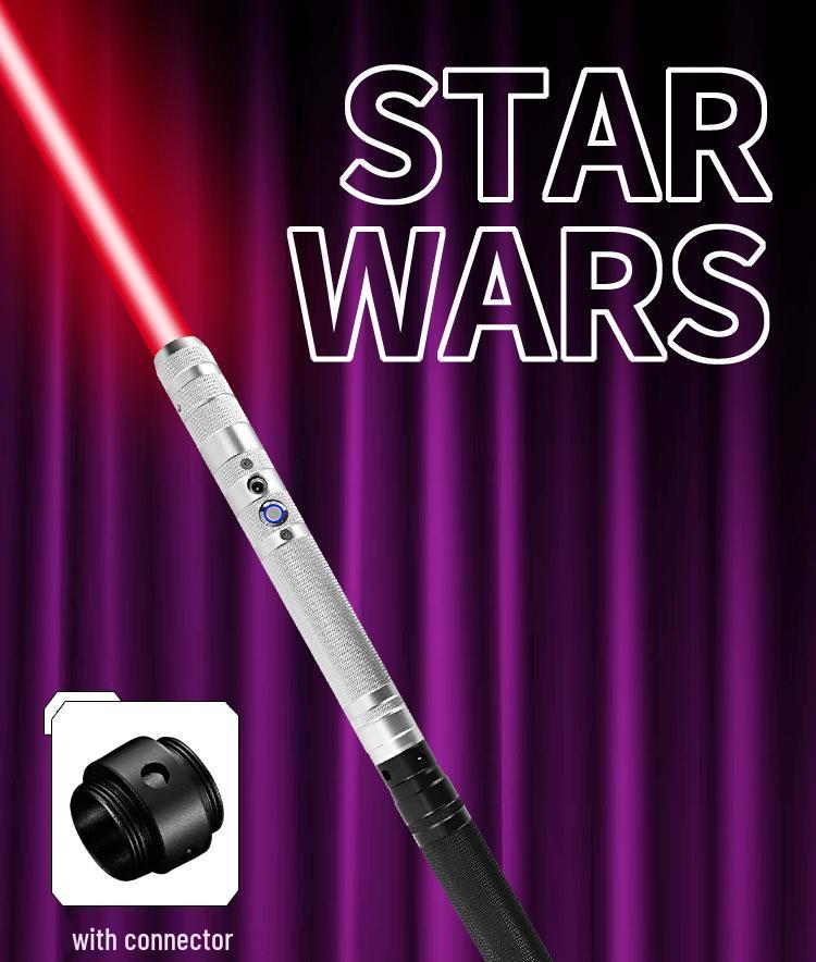Star Wars RGB Lightsaber Toy - Entry-level Metal Laser Sword, Rechargeable, 7-14 Colors