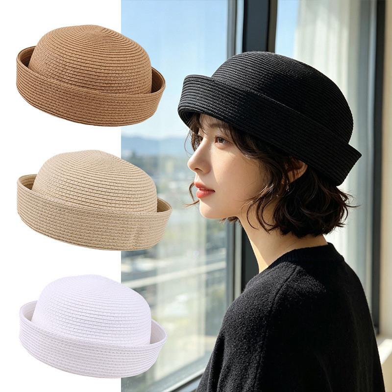 Classic Straw Sun Hat With Breathable Material For Summer Casual Wear