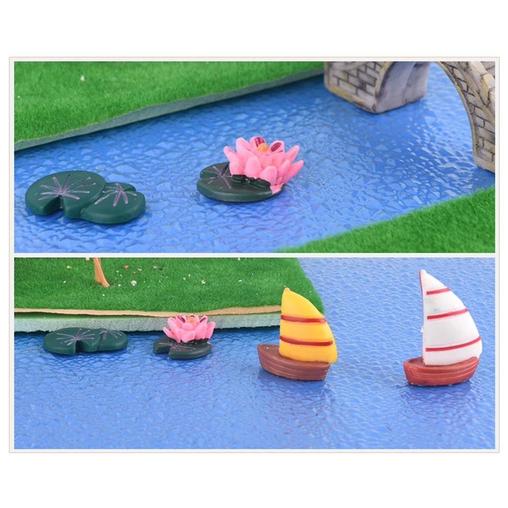Transparent Blue Simulation Water Grain Sticker Paper Sand Table Making Sand Table