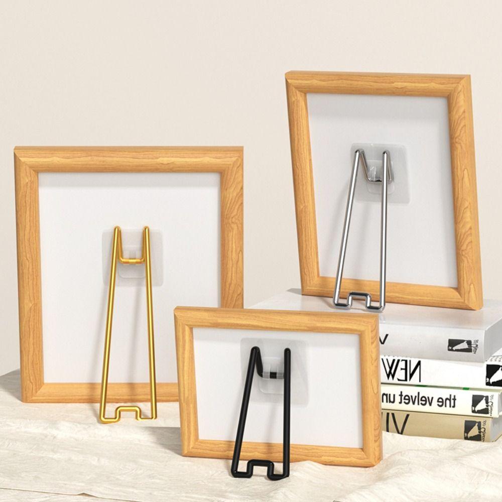 2pcs Metal Picture Frame Back Bracket Back Support Easel Back Support Photo Frame Stand