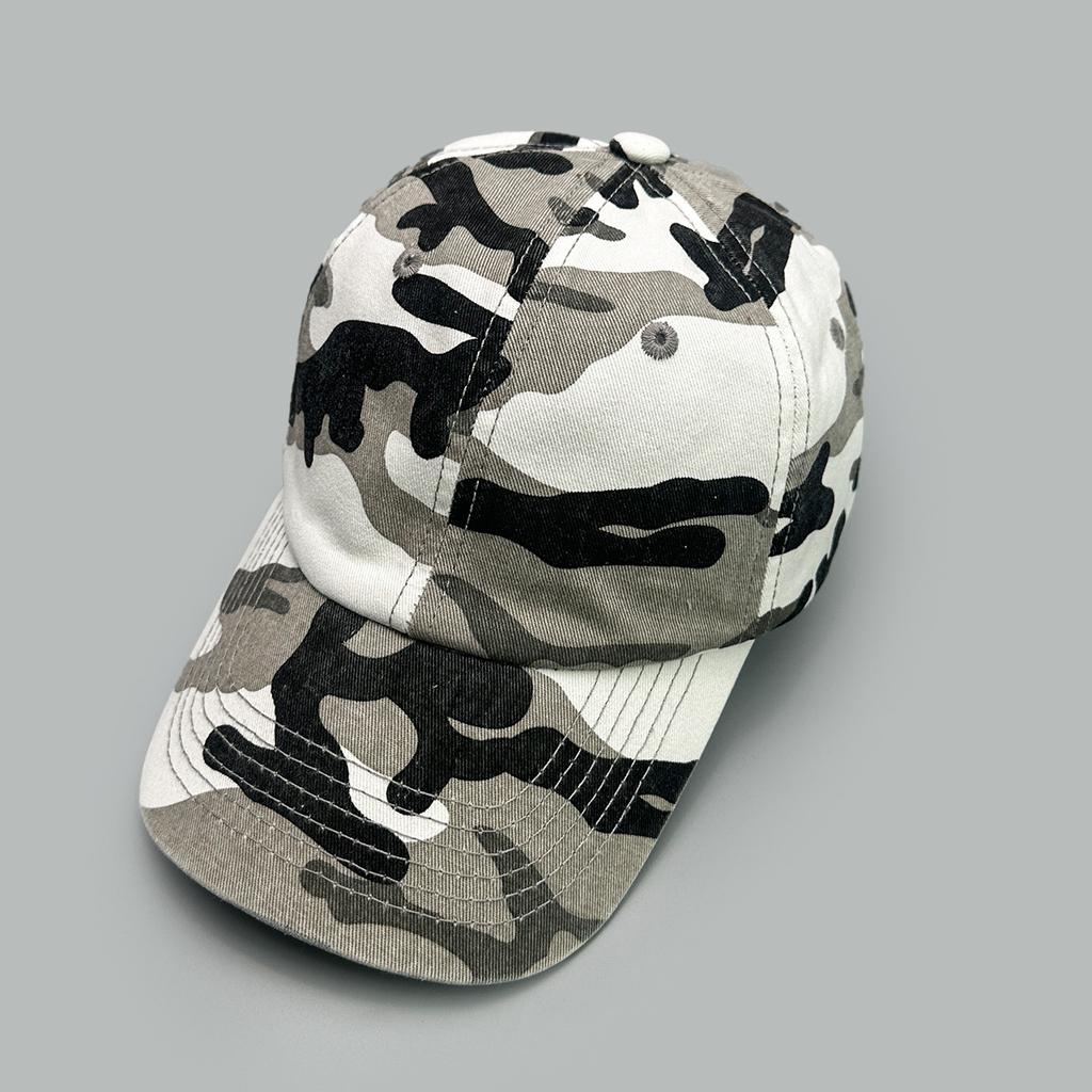 Amerikanische Retro Camouflage Baseballkappe für Herren und Damen Sonnenschutz Outdoor Taktisch Weiches Oberteil Retro Gewaschene Kappe