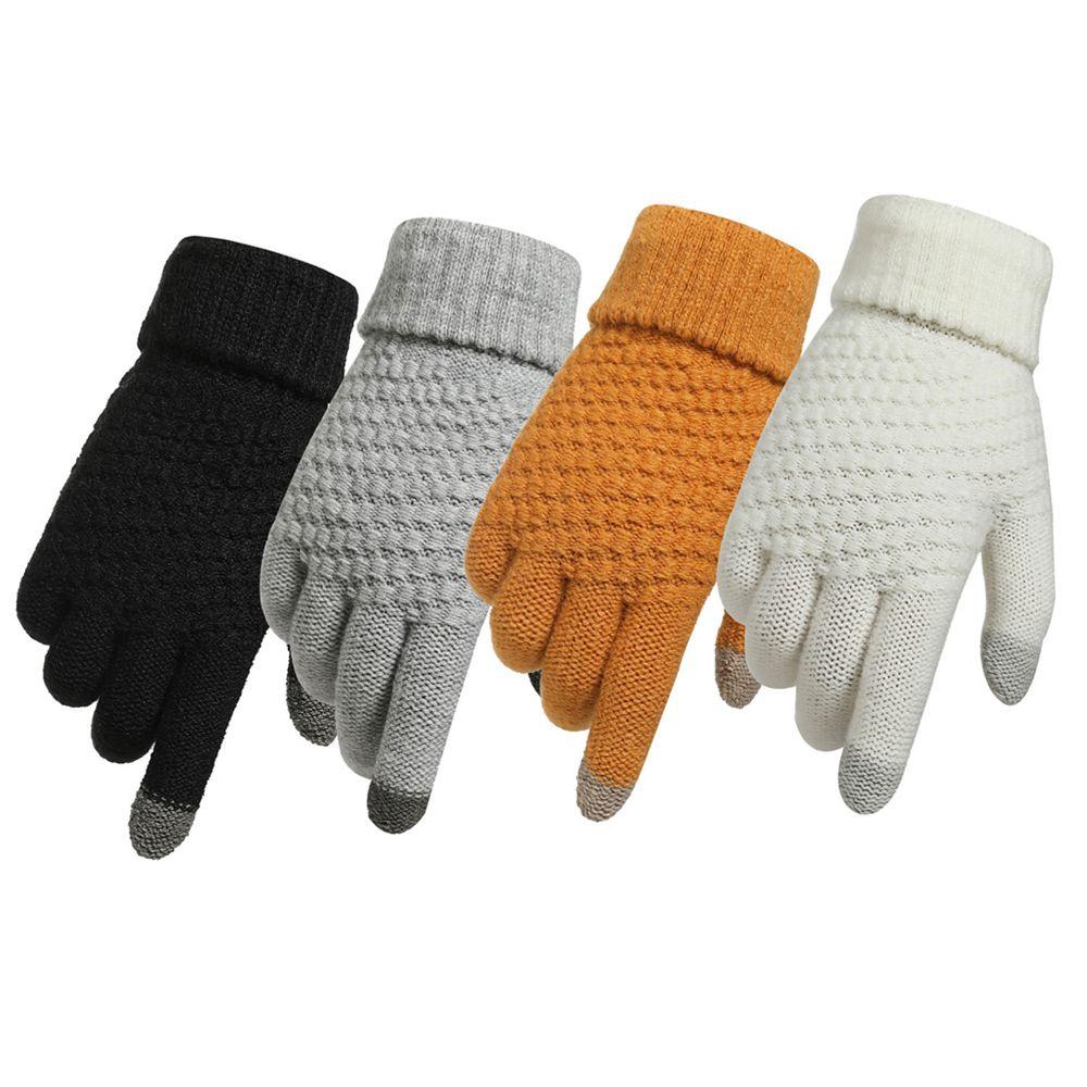 Warm Outdoor Women Male Thicken Business Winter Gloves Gloves Men Gloves Knit Mittens