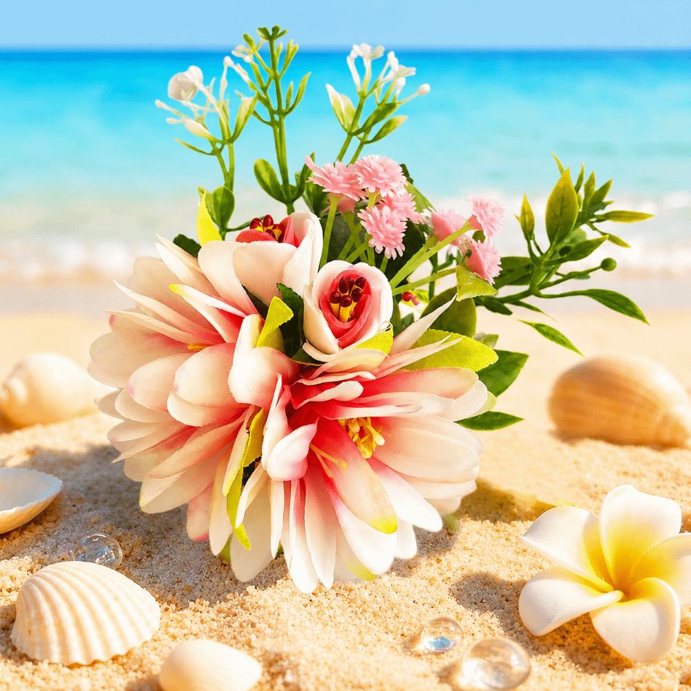 Fresh Sweet Floral Hair Clips Versatile Colorful Flower Hairpin Fashion Side Clip Women Girls