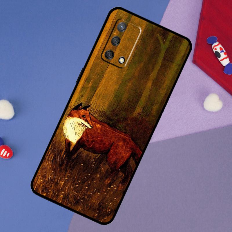 Winter Fox Foxes Case For Oppo A5 Pro A6 A57 A17 A78 A54 A74 A94 A76 A16 A96 A18 A40 A60 A80 A38 A58 A98 A15