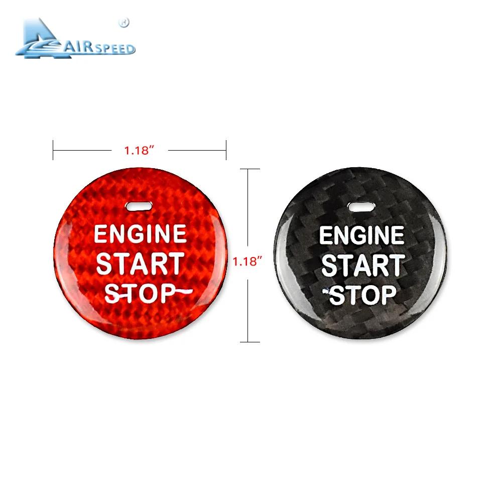 Carbon Fiber Engine Start Button Sticker for Haval H2 H4 H6 H7 H8 H9 C50 M6 F7 WEY VV5 VV6 P8 2015-2023