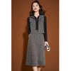 Women's Hooded Vest & Dress Two-Piece Set