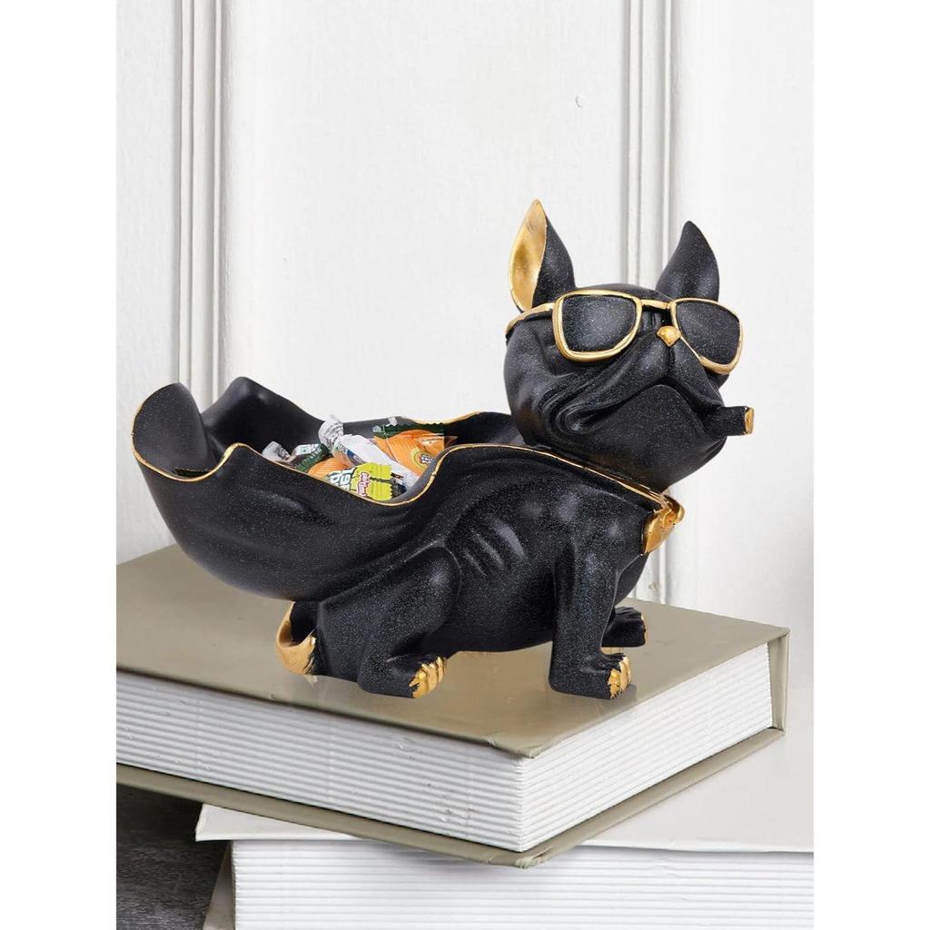 Prunkstück für Heimdekoration Prunkstück (7,5 Zoll)(Harz, Schwarz)