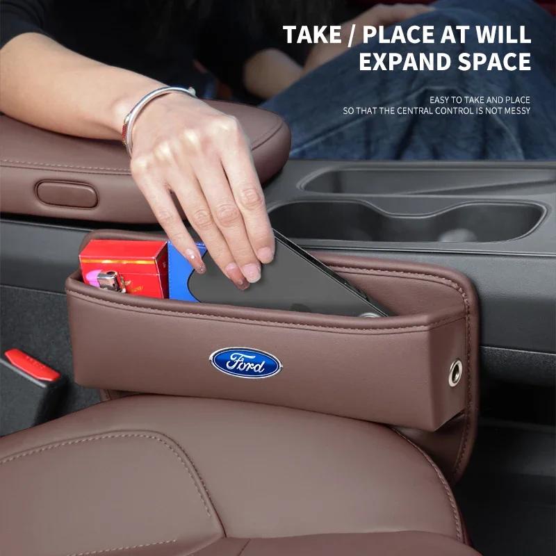 Hot 2025 Hot For Ford New Multifunction Car Seat Gap Organizer Storage Box Pocket Wallet For Ford S MAX Ranger Focus Fiesta Mond