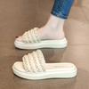 Internet Celebrity Xiaoxiangfeng Slippers Women's Summer 2025 New Ins Popular Outer Wear Thick Bottom One-word Drag Temperament Fashion Sandals