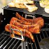 Kebab Rack Stainless Steel Shish Kebab Skewers Rack Universal Barbecue Skewers Holder Grilling