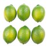 6pcs Yellow/Green Artificial Fake Lemons Realistic Faux Fruits Pography Props For Home Kitchen Table Decoration