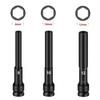 Fresh Hex Socket Head 1/2 Drive Impact Wrench Adapter Spanner Converter Square Hole 8/10/12Mm 3PCS For Pneumatic Air Tool