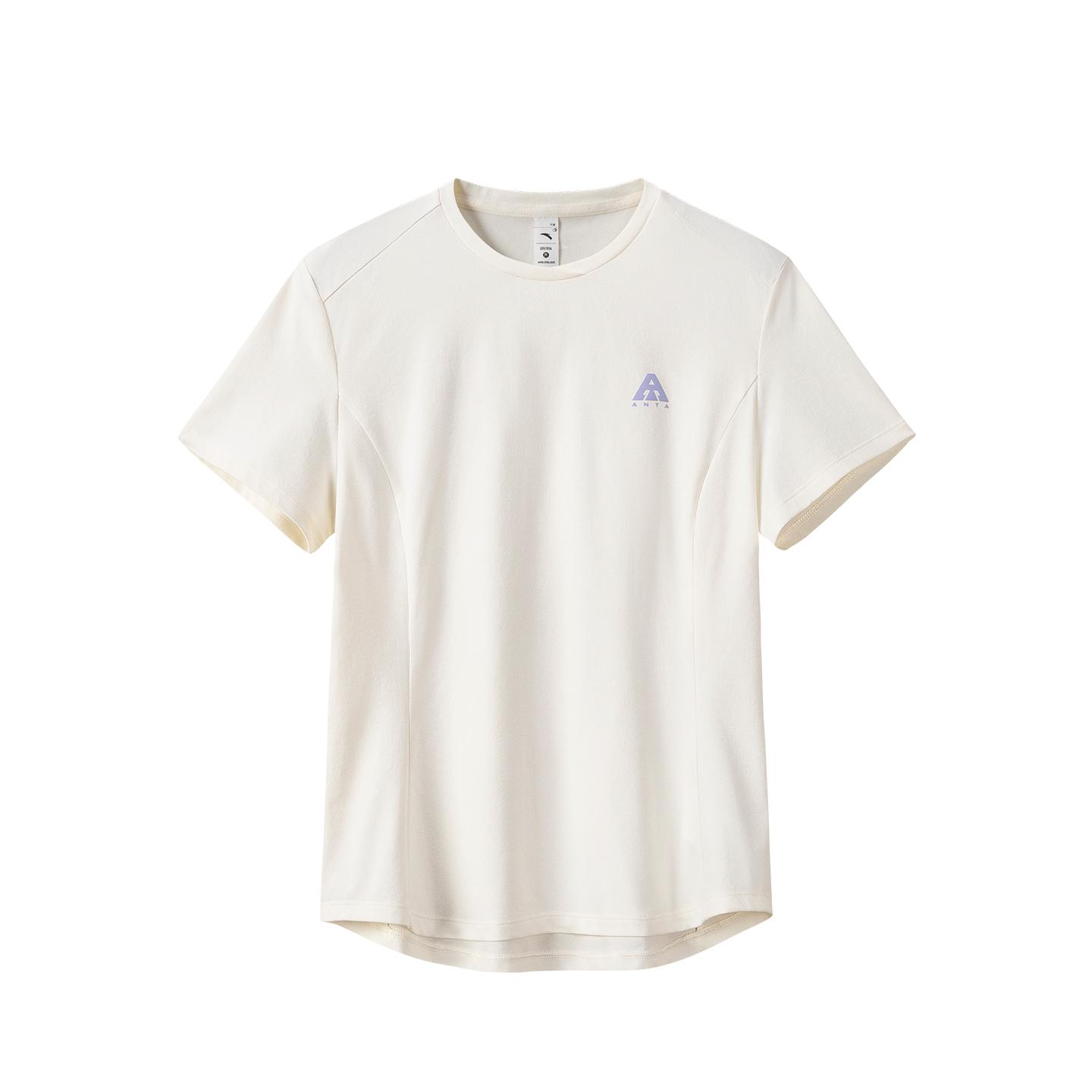 

Anta Outdoors Short Sleeve Knitted T-Shirt Summer 2026 Women tops Warm-Jade-White 962626104-2 XS
