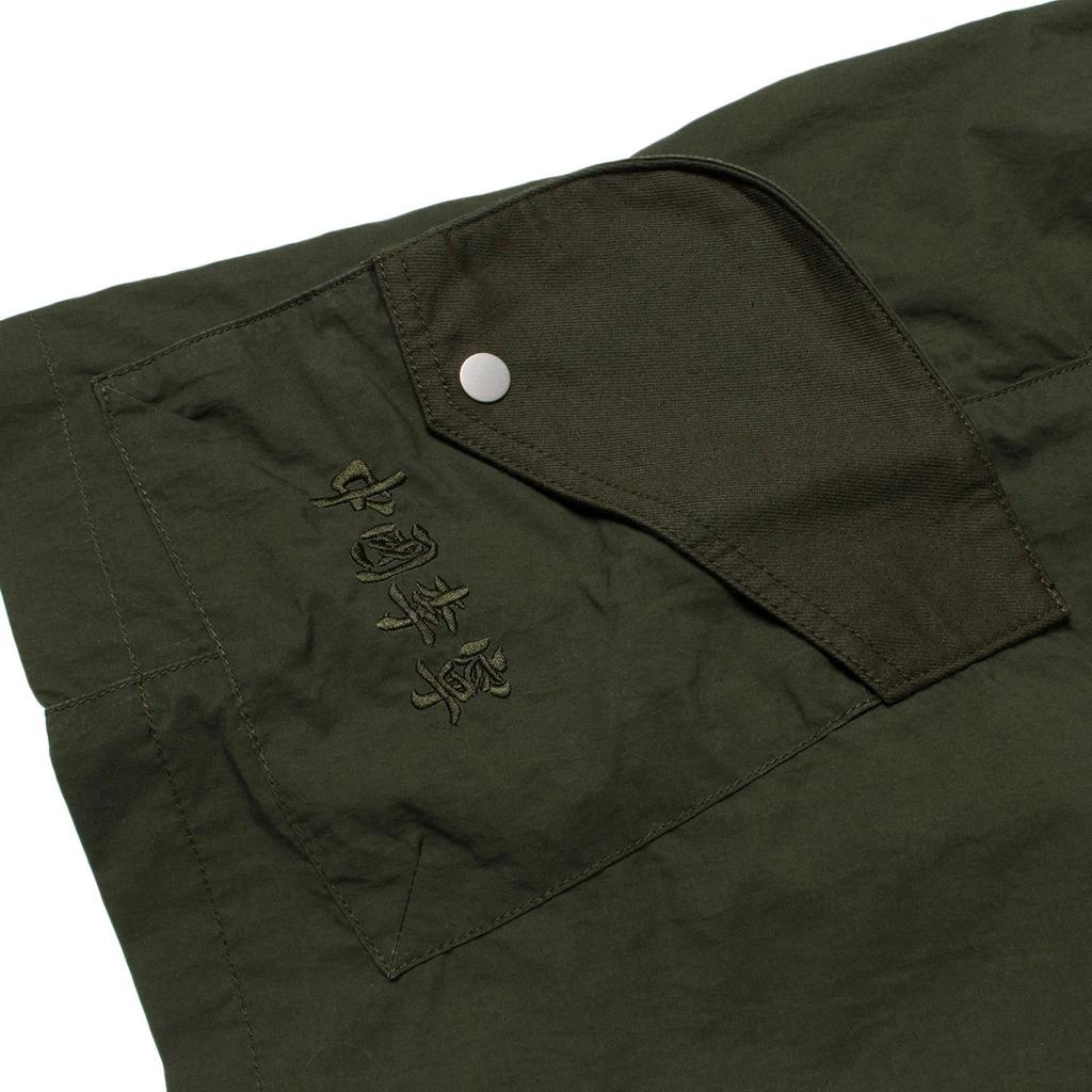 Li-Ning Embroidered Logo Shorts 'Dark Olive Green' Men's AKSS077-3