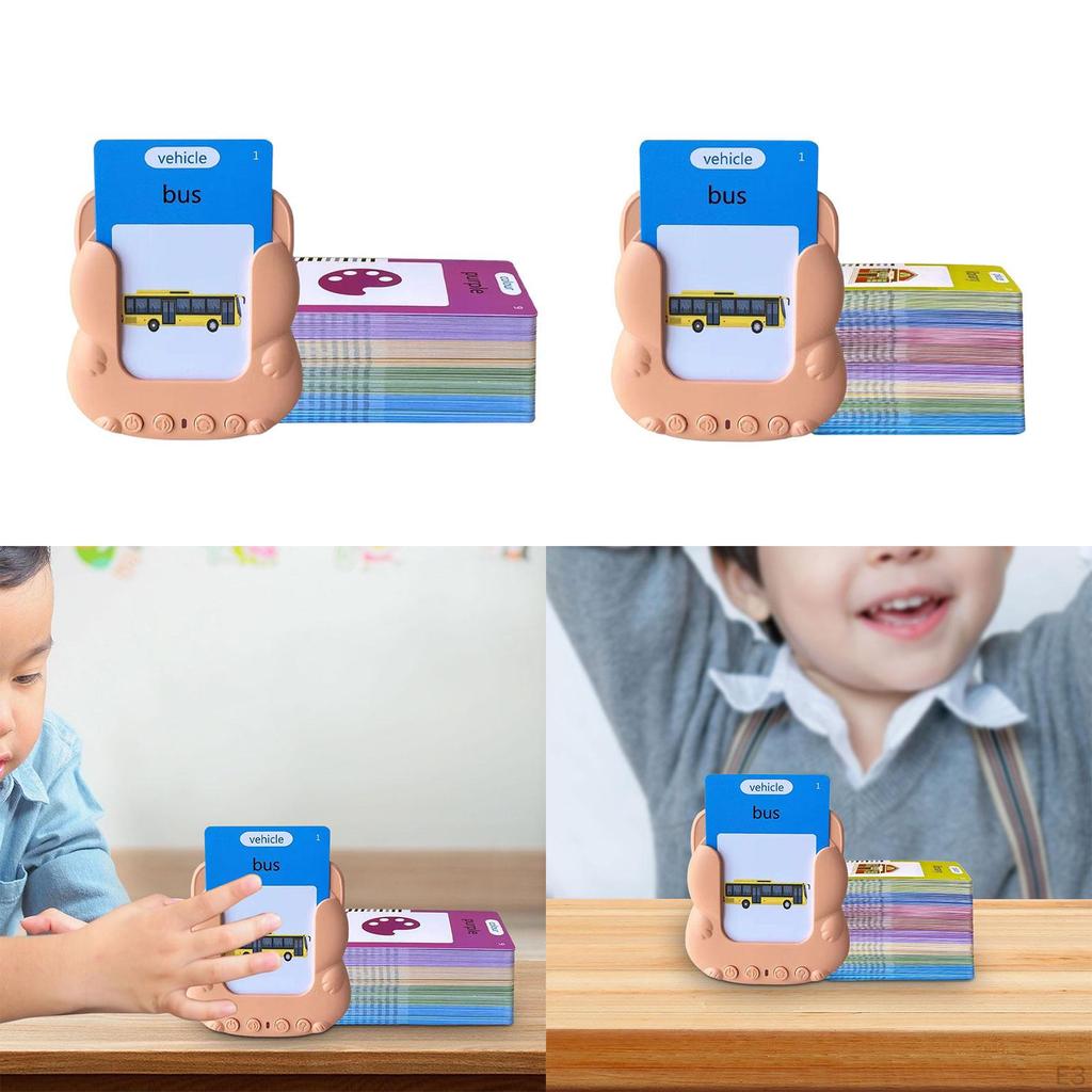 Talking Flash Cards Learning Machine Baby Kids Birthday Gifts Pocket Speech Kindergarten English