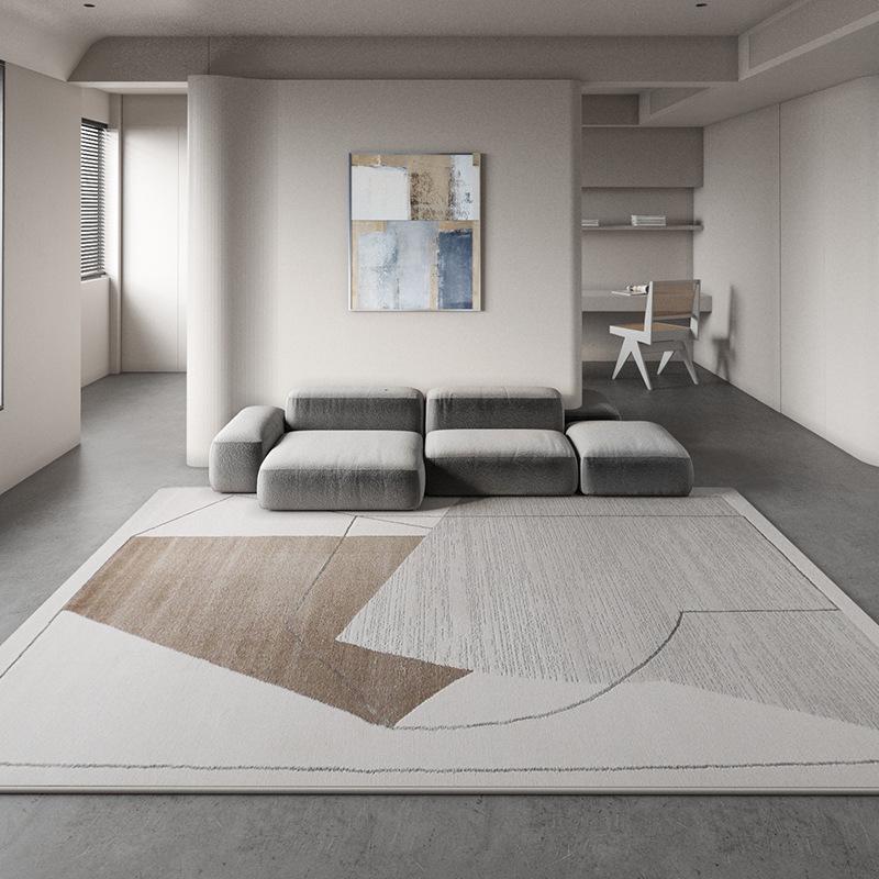Modern Minimalist Abstract Light Luxury Rug for Living Room, Study, or Bedroom