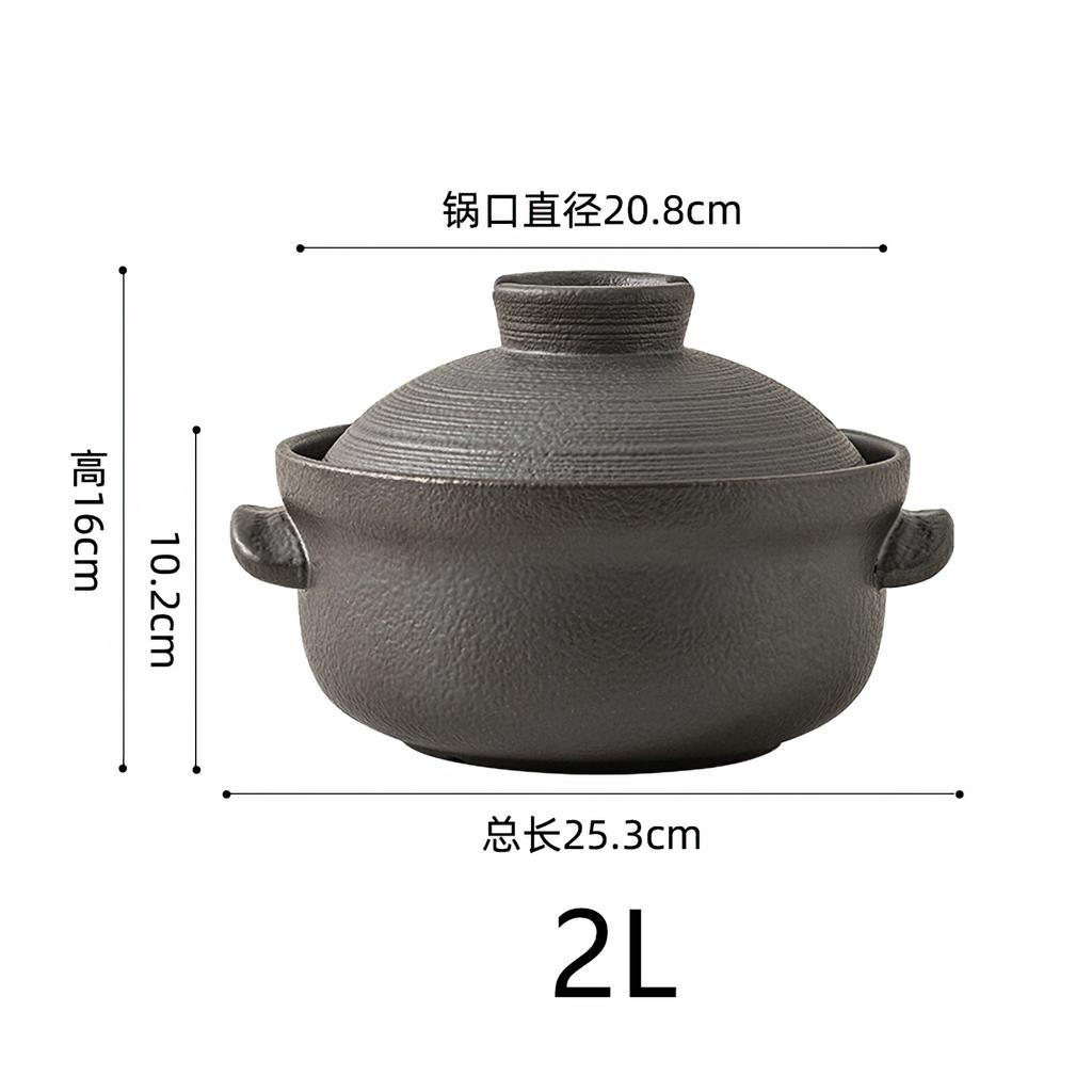 Ceramic Pot Cooking Japanese Style Clay Casserole  Kitchen Cookware Stew Pot Big Soup Pan Cooking Saucepan Korean Cookware