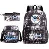 Astro Bot Children's School Bag, Cosmic Robot Elementary School Student Starry Sky Backpack Leisure Bag