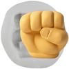 Fist Silicone Molds Fist Fondant Mold Cake Decorating Tools Cupcake Topper Chocolate Candy Craft Gum Paste Polymer Clay
