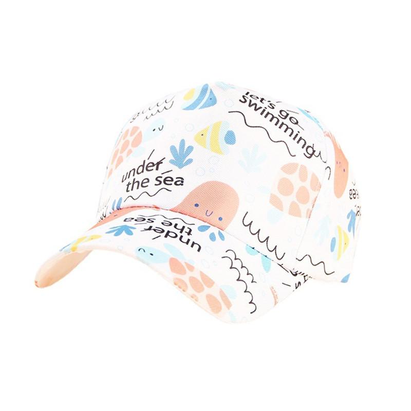 Fashion Cotton Cartoon Boy Girl Baseball Caps Children Printed Snapback Hat Kids Popular Hip Hop Hat Cap DropShipping