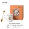 JOYYE Alice In Wonderland Butterfly Ceramic Mug with Spoon