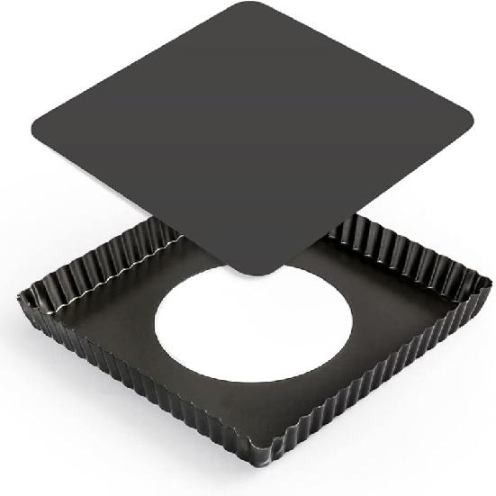 

Rectangular Tart Pan 14 Inch Nonstick Quiche Pie Pan with Removable Bottom Tart Pan for Pies, Quiche Bakeware, Cheese Cakes, Desserts 8.2 Inch Removable Bottom