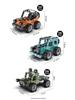 Creative Off-Road Metal Toy Model for Kids: Interlocking Engineering Vehicle