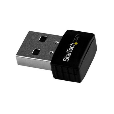 StarTech.com WiFi USB Adapter - AC600 - 802.11ac 1T1R Dual Band Nano Wireless Network Adapter - 2.4GHz/5GHz (USB433ACD1X1)