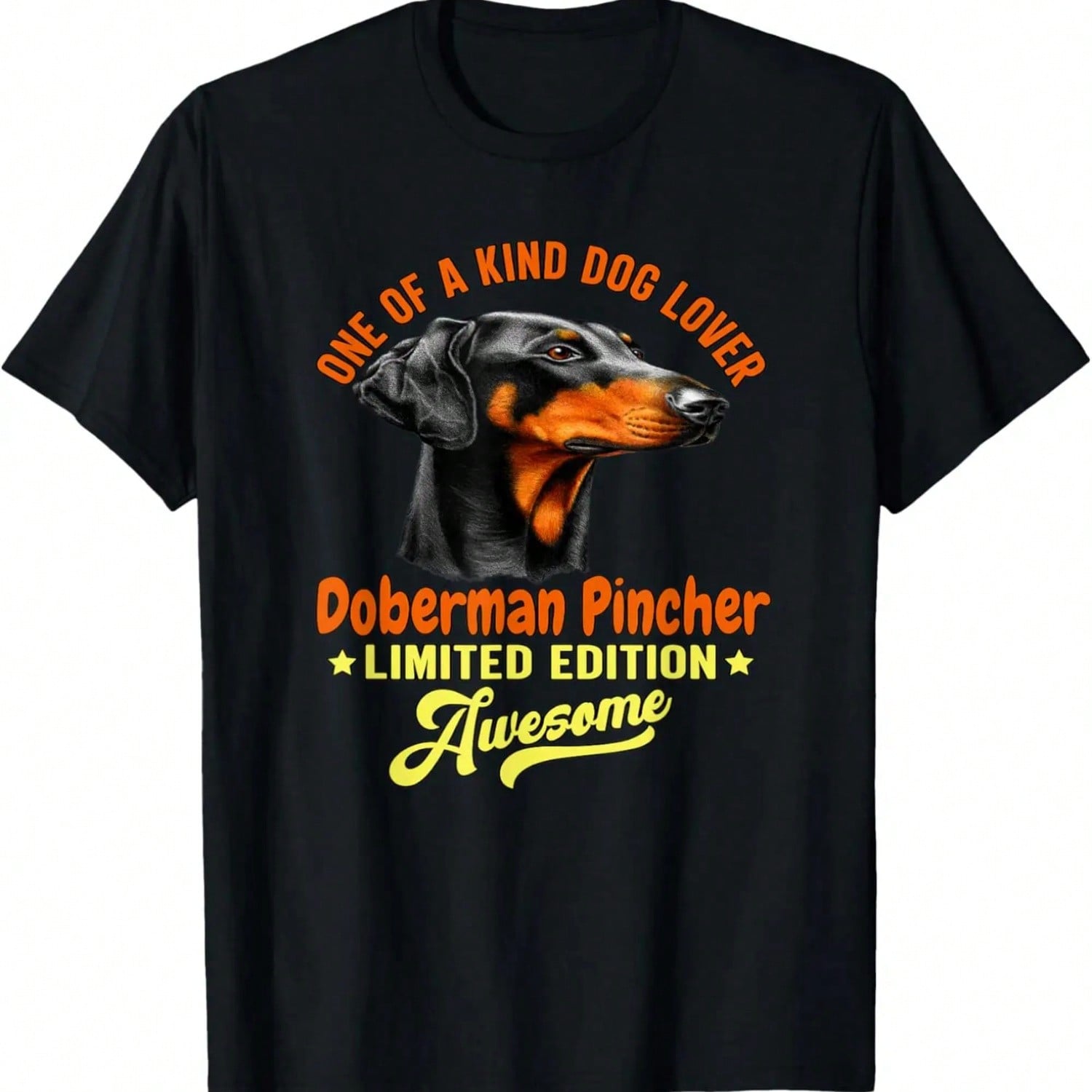 Doberman Pincher One Of A Kind Dog Lover Doberman Pincher T-Shirt.Jpg S разноцветный
