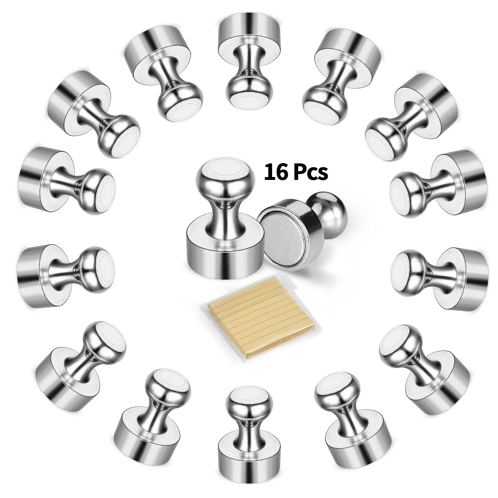 

16 шт. магнитные кнопки, магнитные кнопки для большого пальца, магниты на холодильник, магниты для доски для дома, школы, офиса 16pcs