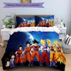 Dragon Ball Heroes Print 3Pcs Bedding Setduvet Cover With 2 Bedropillowcase Home Birthday Gift