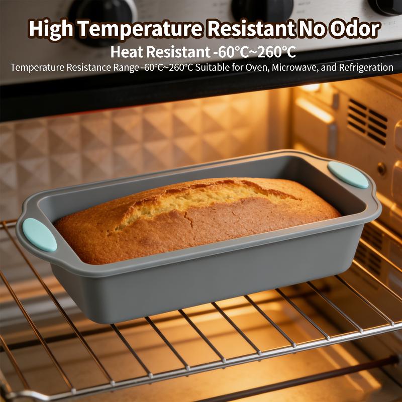 Silicone Round Cake Tray Non-Stick Silicone Baking Tray Set Food Grade Cake Mold With Metal Reinforced Frame For Oven Baking