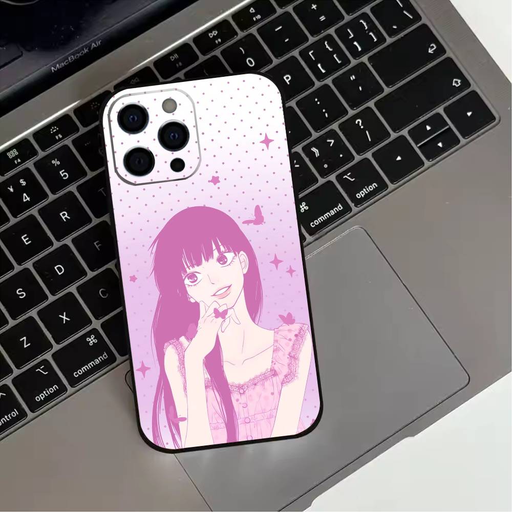 

S-Sawako K-Kuronuma Чехол для телефона для iPhone 17,16,15,14,13,12,11 Plus,Pro Max,XS, Мягкий силиконовый черный чехол iPhone15promax