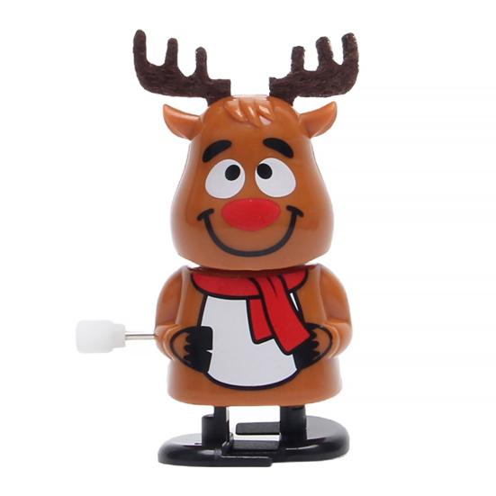 Christmas Toys Wear-resistant for Desktop Portable Christmas Themed Clockwork Toys Useful Delicate Adorable