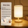 Datouren Modern Wooden Bedside Table Lamp