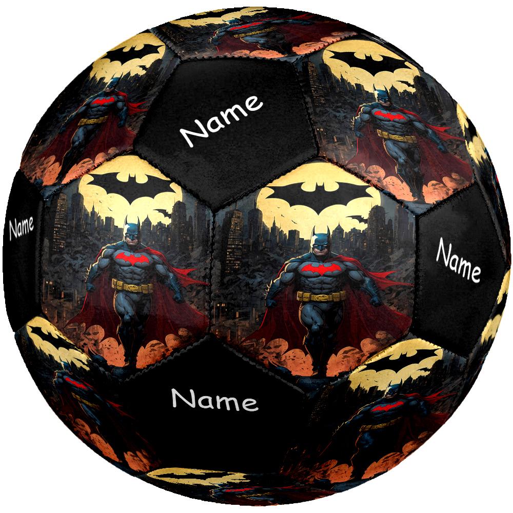 Custom Name Batman Theme Size 5 Soccer Ball, Suitable for Both Indoor and Outdoor Matches, a Gift Suitable for Everyone.