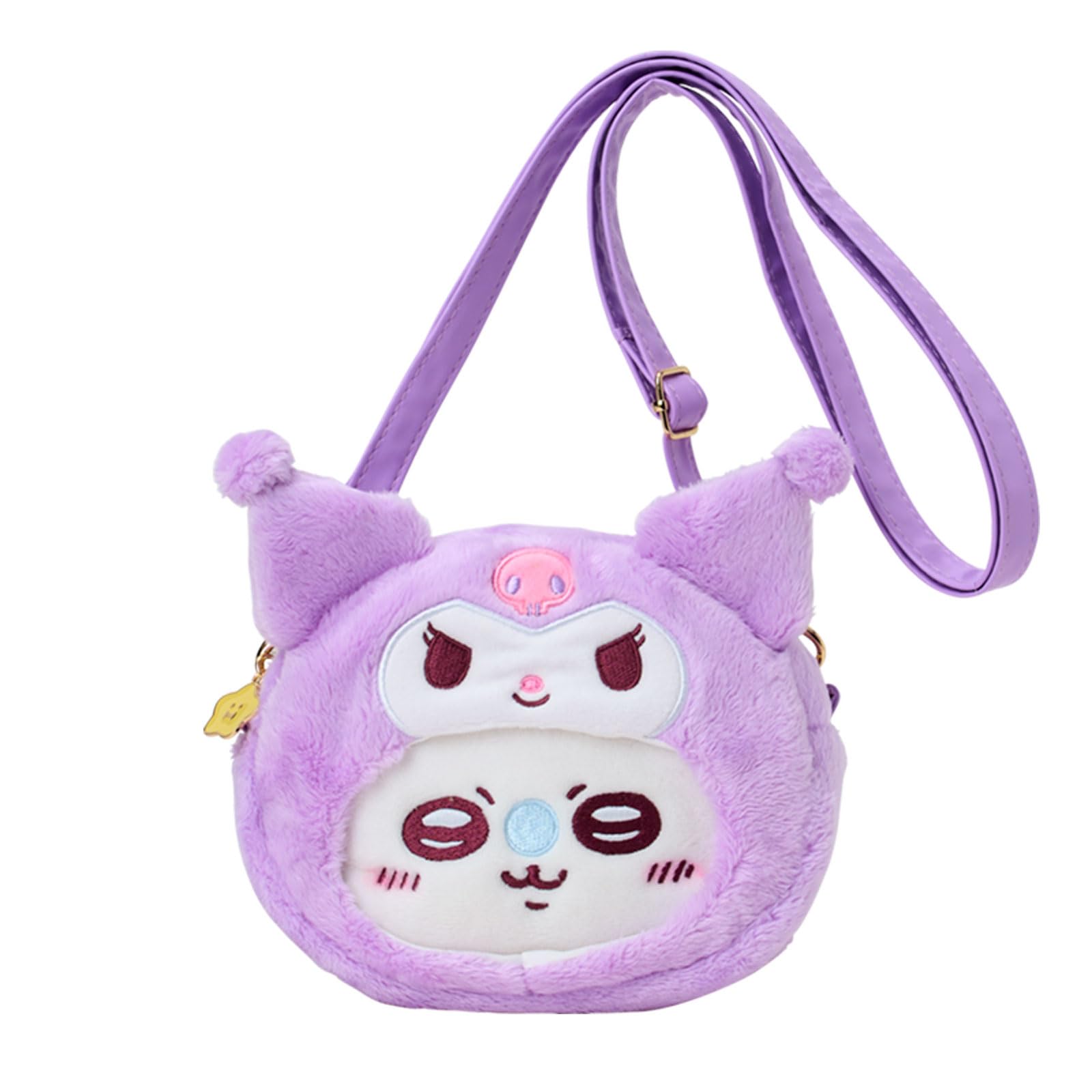 

Sanrio Chiikawa Pochette Polyester and PU Ages 3 and 536369 (Flying Squirrel) Kuromi, Leather, Up,