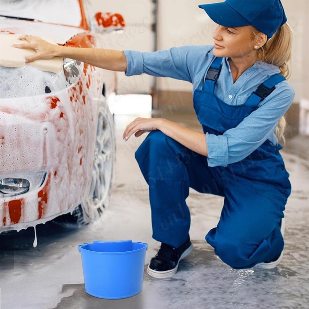 Universal Bucket Organizer Car Detailing Tools Portable Auto Wash Bucket Organizer Car Detailing Tool Hanger Bucket Towels Brush