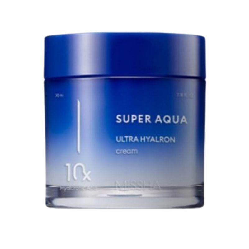 MISSHA Super Aqua Ultra Hyalron Cream Deep Hydrating Hyaluronic Acid Face Moisturizer 70ml 1