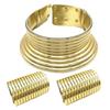 3 PCS Adjustable African Collar Bracelet Set African Tribal Collar Bracelet Set  Ladies Personality