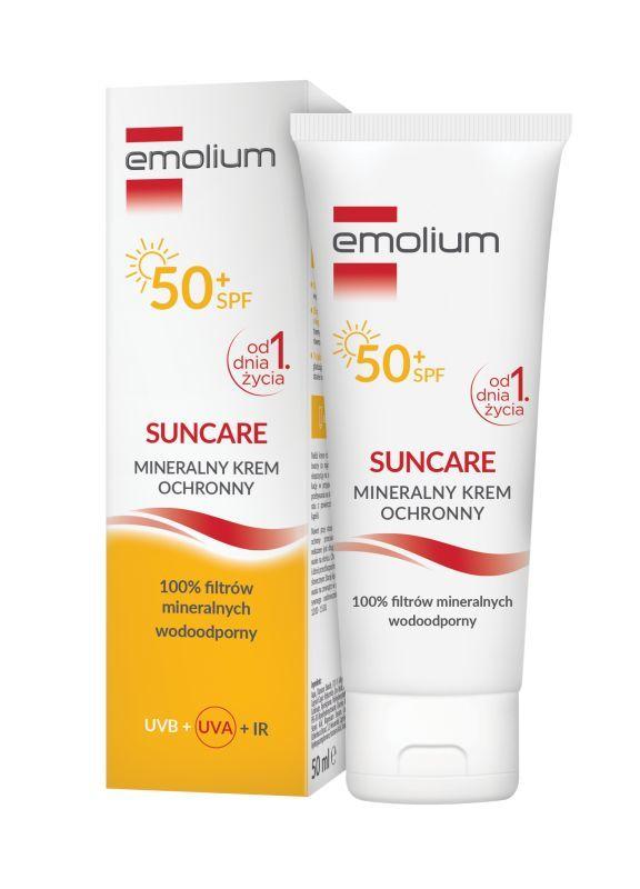 Emolium SunCare SPF50+ Mineral-Based Sun Protection Cream, 50ml