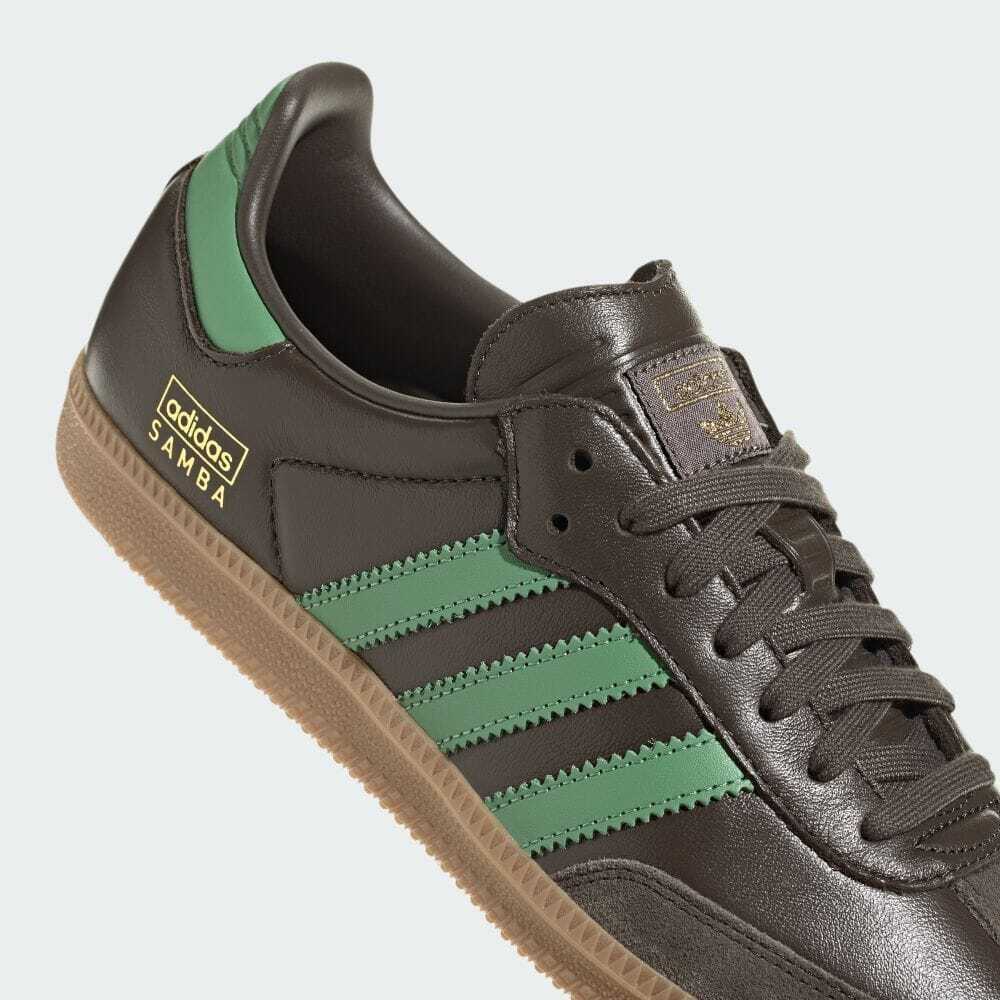 IG6175 Adidas Originals Samba OG Shadow Olive Preloved Green Gum (Men's)