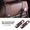 Car Seat Back Deformation Hook Suede Alloy Auto Headrest Hanger For Volkswagen VW Golf Polo 4 5 6 Passat B5 B6 B7 CC Jetta ws9