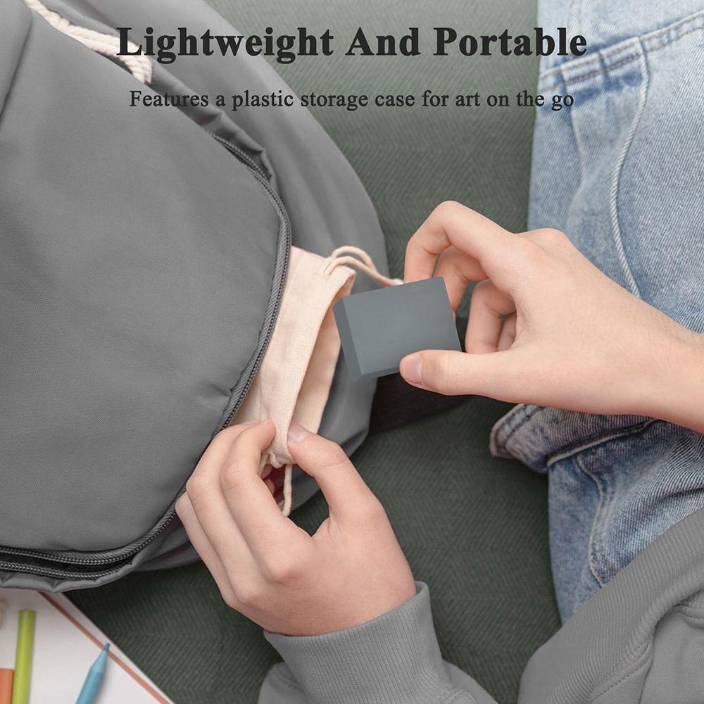 4Pcs Moldable Sketching Erasers Grey Art Eraser Art Supplies Plasticity Erasers  Pastel Artists