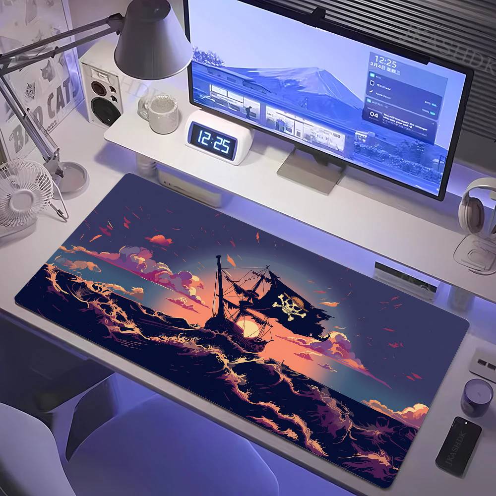 One Piece Anime/Manga Mouse Pad (Robin,Luffy,Zoro,Sanji,Nami,Law) — Computer Keyboard Mat,Gaming Accessory