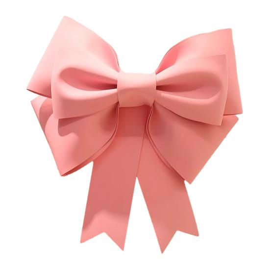 

Подвеска-бант Yousheng Большая красная рождественская подвеска-бант Легко повесить В помещении На улице Праздничный декор Украшение подарочной коробки 30cm розовый