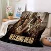 The Walking Dead koc ultra lekki miękki pluszowy flanelowy koc na sofę kanapa najlepsze prezenty biurowe