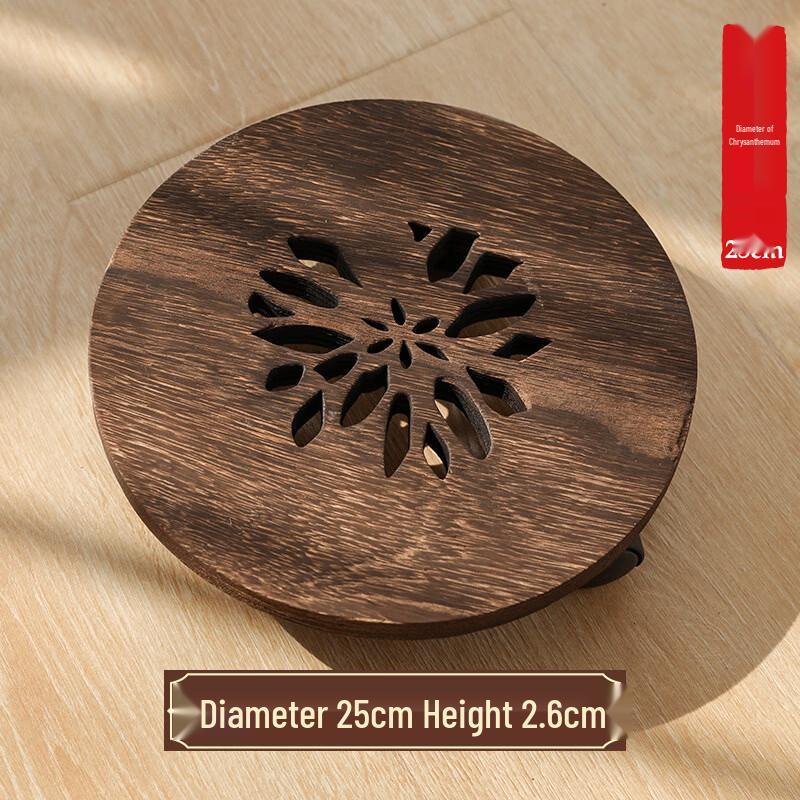 

HC Solid Wood Mobile Flower Pot Base Tray
